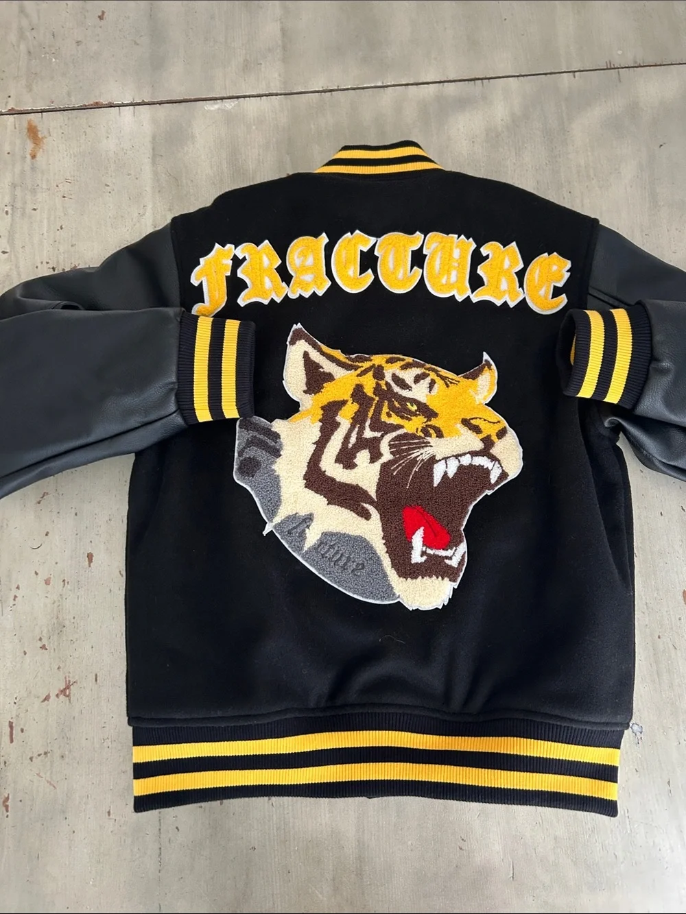 Black & Yellow Varsity Jacket